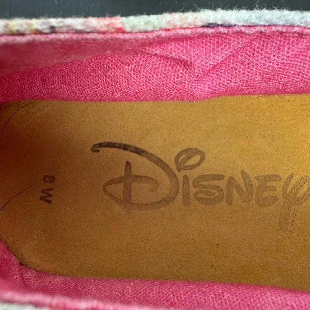 Disney Ubuntu Princess Espadrille Limited Edition Slip On Shoes Women 8 Canvas